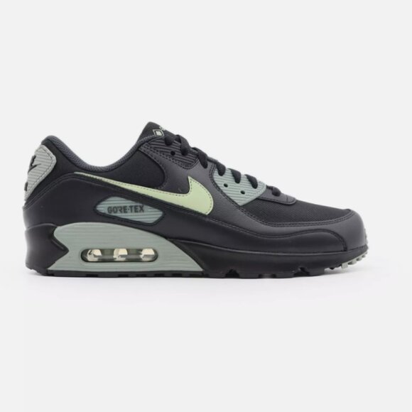 NIKE Air Max 90 GORE-TEX Running Shoes Mens 7.5 Womens 9 Black Green - Picture 7 of 9